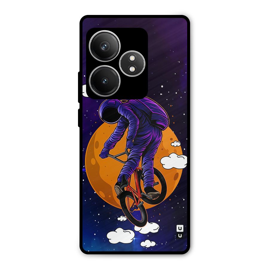 Cool Astro Cyclist Metal Back Case for Realme GT 6T