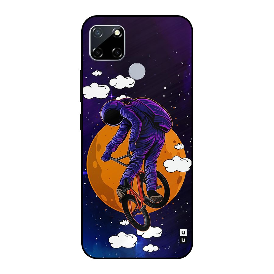 Cool Astro Cyclist Metal Back Case for Realme Narzo 20