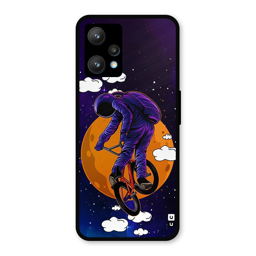 Cool Astro Cyclist Metal Back Case for Realme Narzo 50 Pro