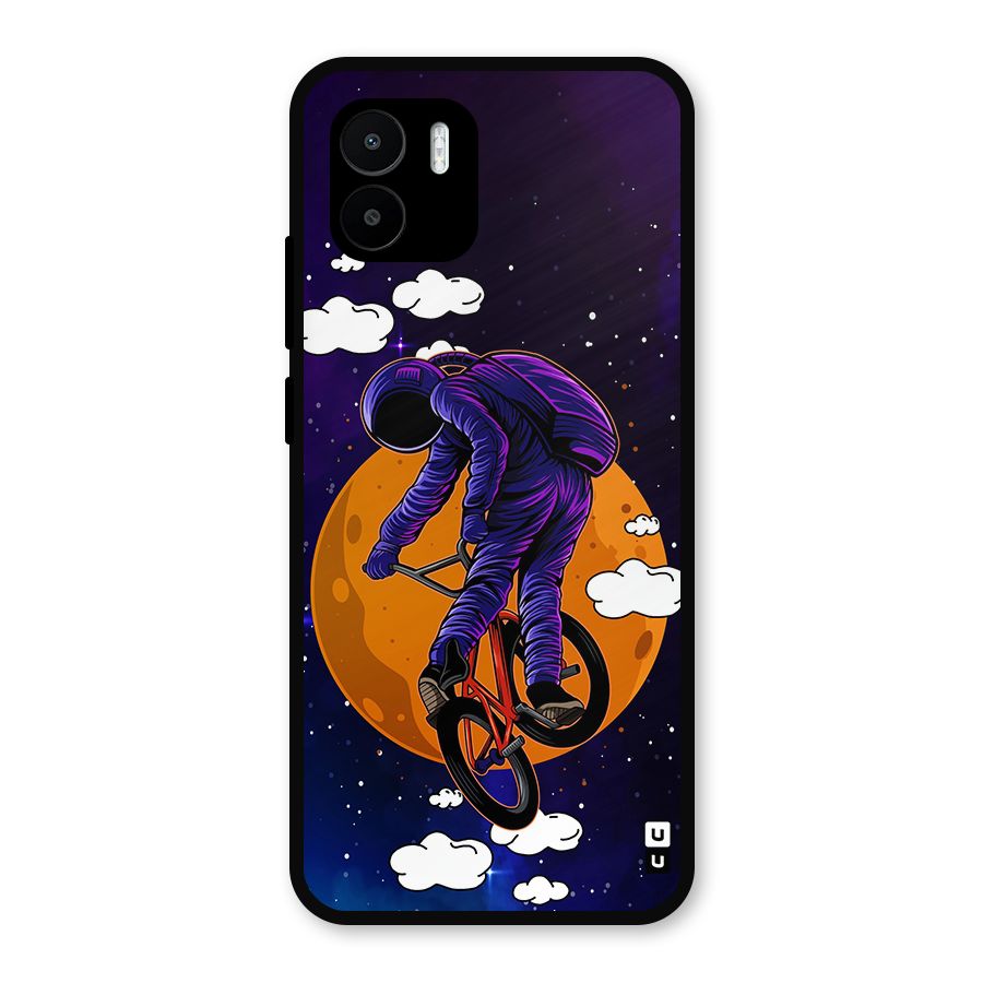Cool Astro Cyclist Metal Back Case for Redmi A2