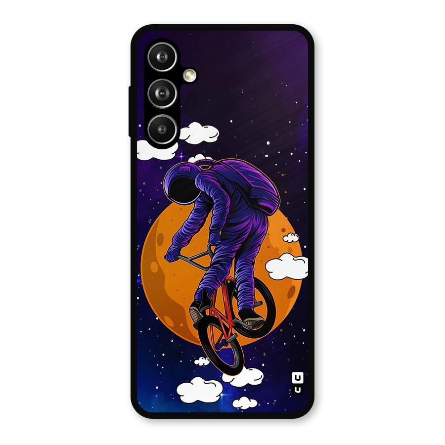 Cool Astro Cyclist Metal Back Case for Samsung Galaxy M54
