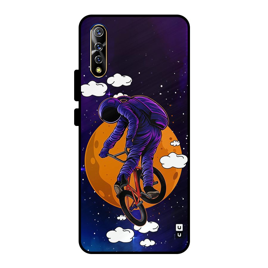 Cool Astro Cyclist Metal Back Case for Vivo S1