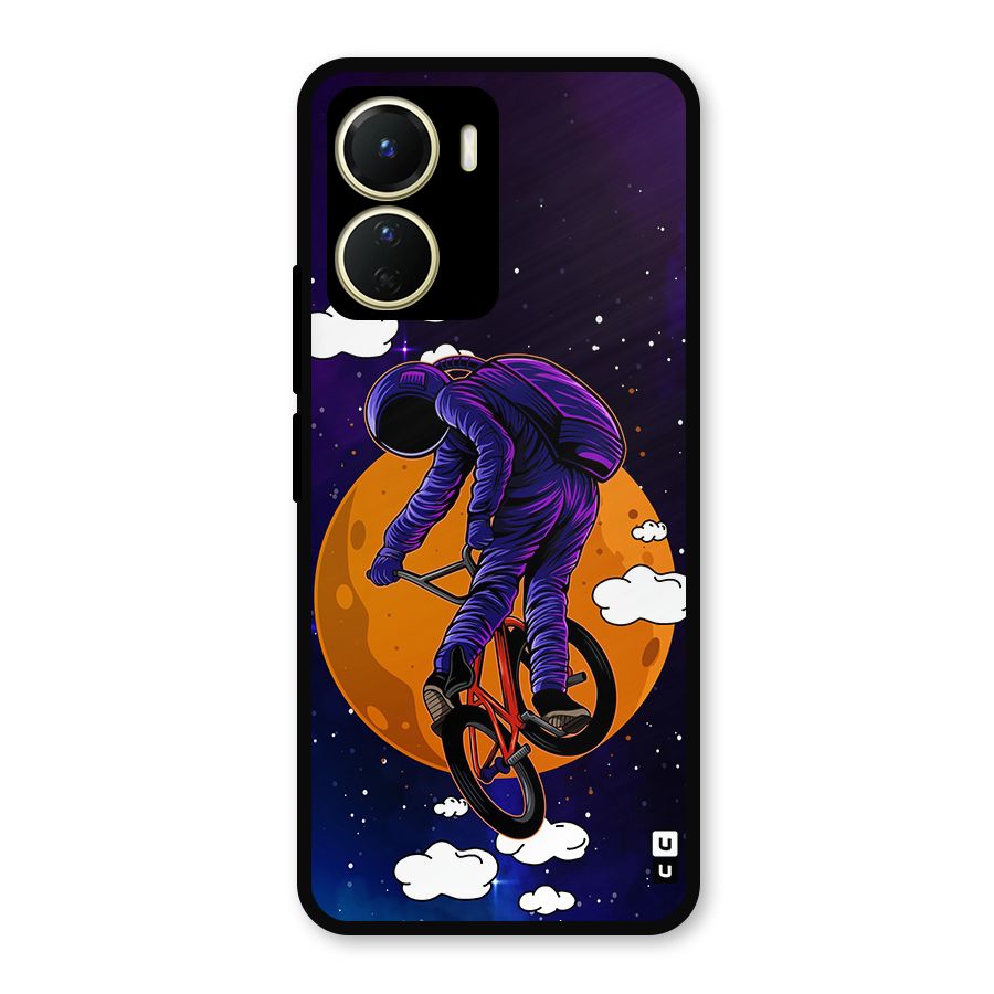 Cool Astro Cyclist Metal Back Case for Vivo T2x