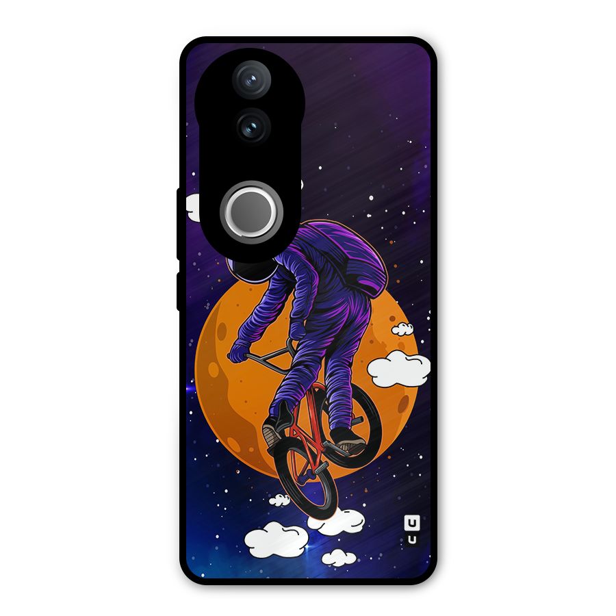 Cool Astro Cyclist Metal Back Case for Vivo V50e