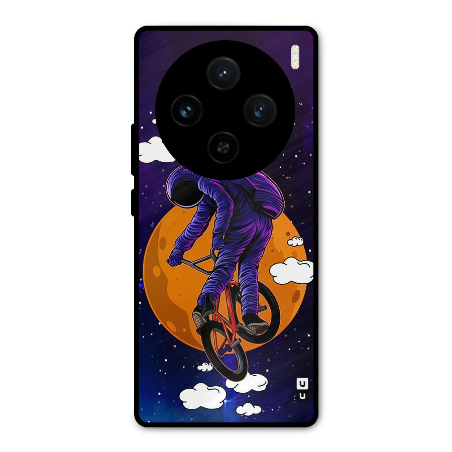 Cool Astro Cyclist Metal Back Case for Vivo X100