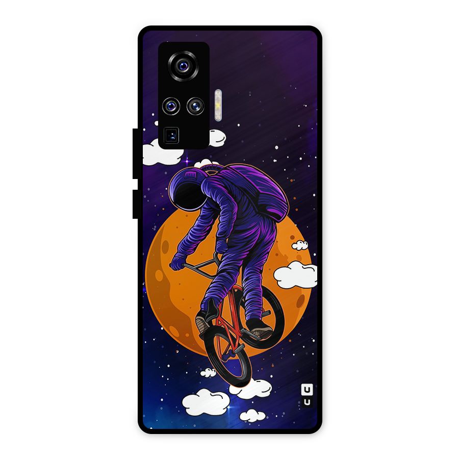 Cool Astro Cyclist Metal Back Case for Vivo X50 Pro