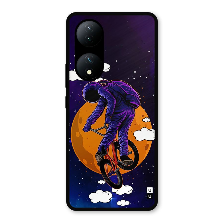 Cool Astro Cyclist Metal Back Case for Vivo Y100