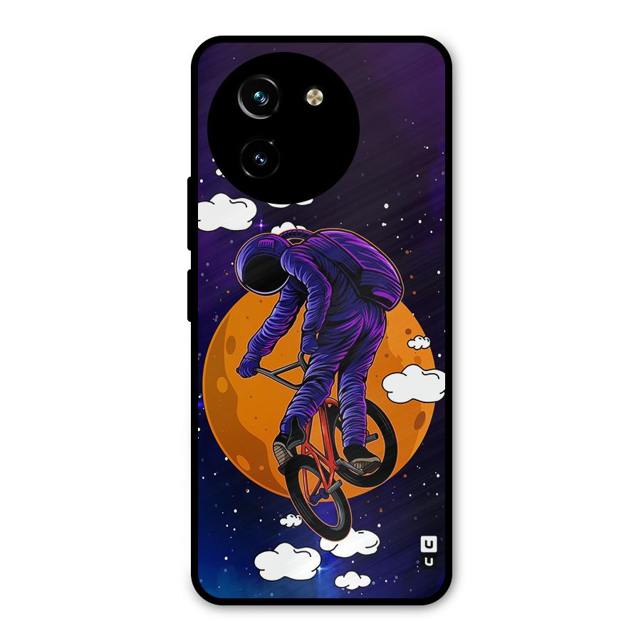 Cool Astro Cyclist Metal Back Case for Vivo Y200i