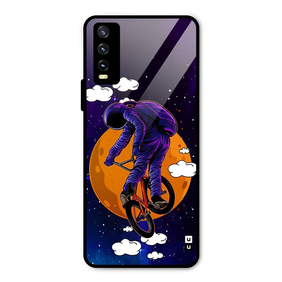 Cool Astro Cyclist Metal Back Case for Vivo Y20g