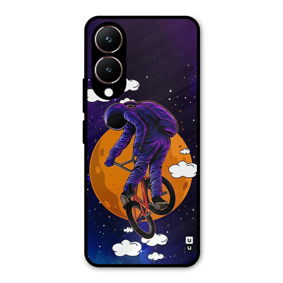 Cool Astro Cyclist Metal Back Case for Vivo Y28