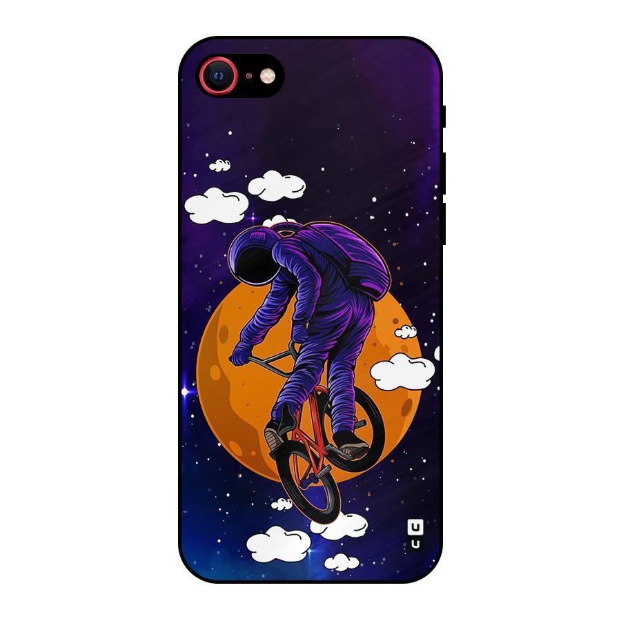 Cool Astro Cyclist Metal Back Case for iPhone 7