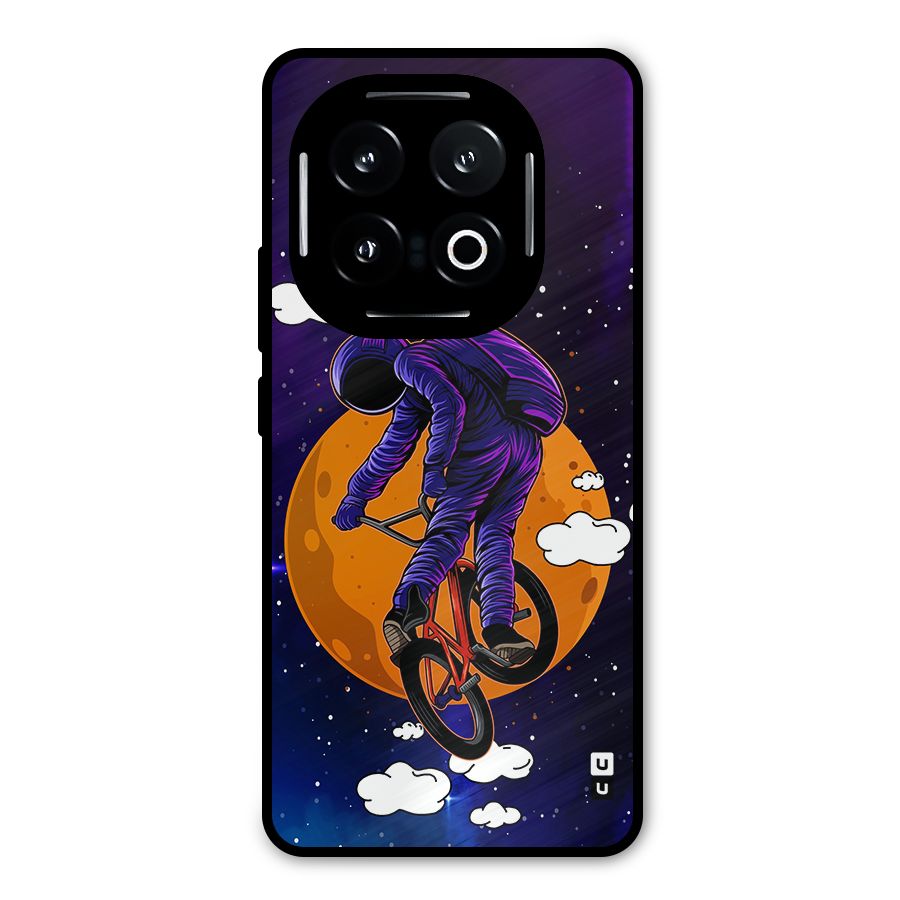 Cool Astro Cyclist Metal Back Case for iQOO 13