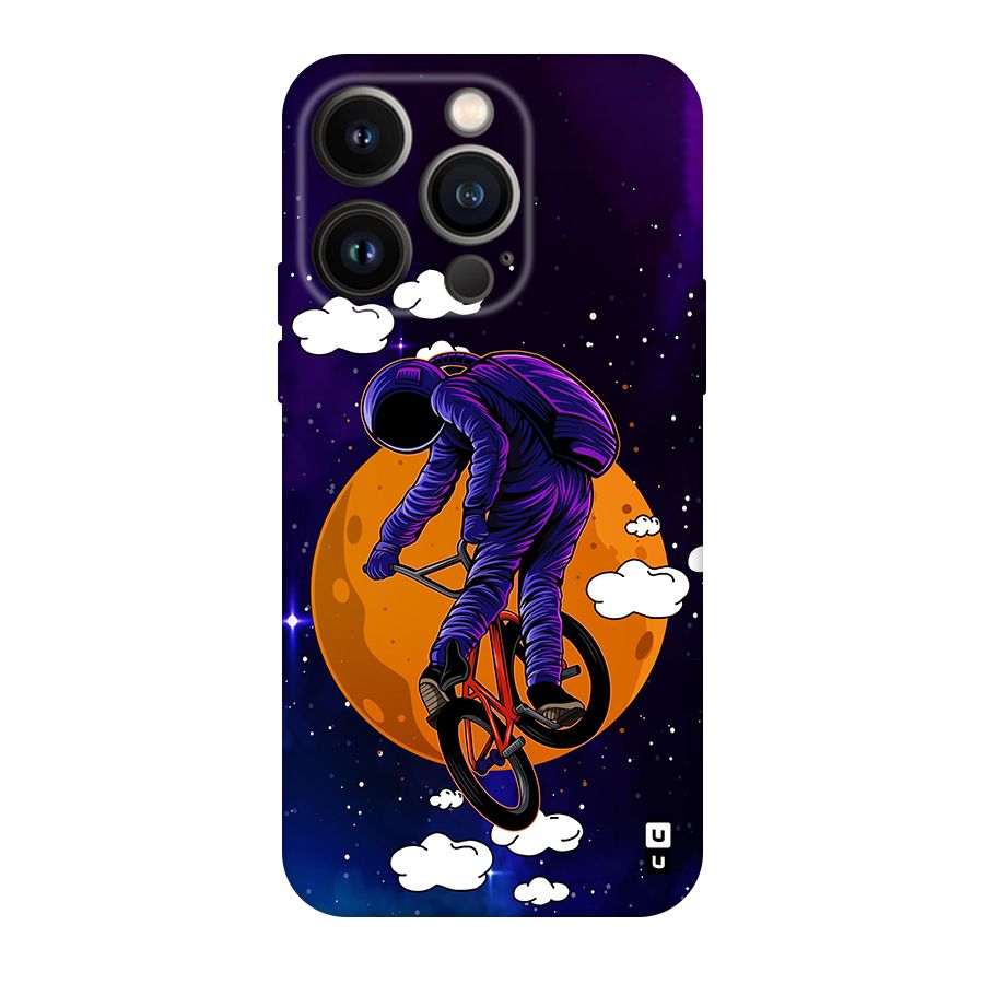 Cool Astro Cyclist Original Polycarbonate Back Case for iPhone 14 Pro