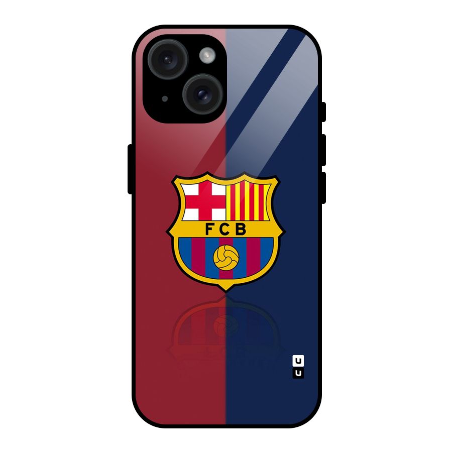 Cool Barcelona Glass Back Case for iPhone 15