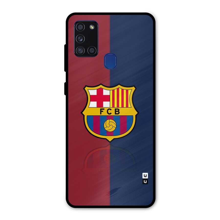 Cool Barcelona Metal Back Case for Galaxy A21s