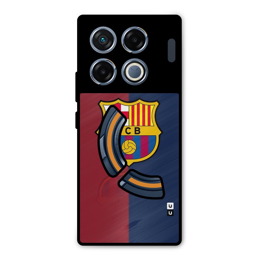 Cool Barcelona Metal Back Case for Infinix GT 20 Pro