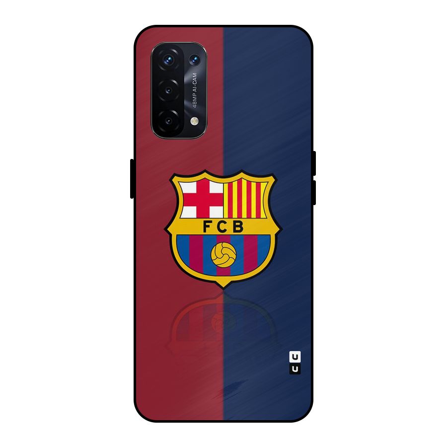 Cool Barcelona Metal Back Case for Oppo A74 5G