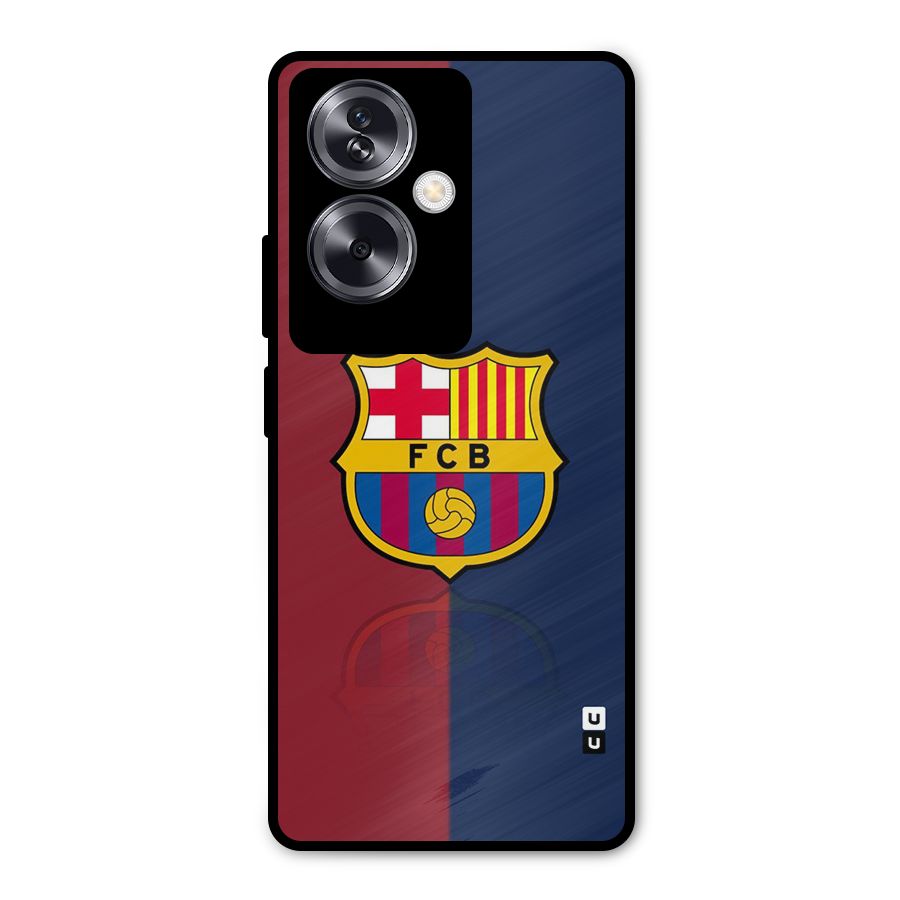 Cool Barcelona Metal Back Case for Oppo A79 5G