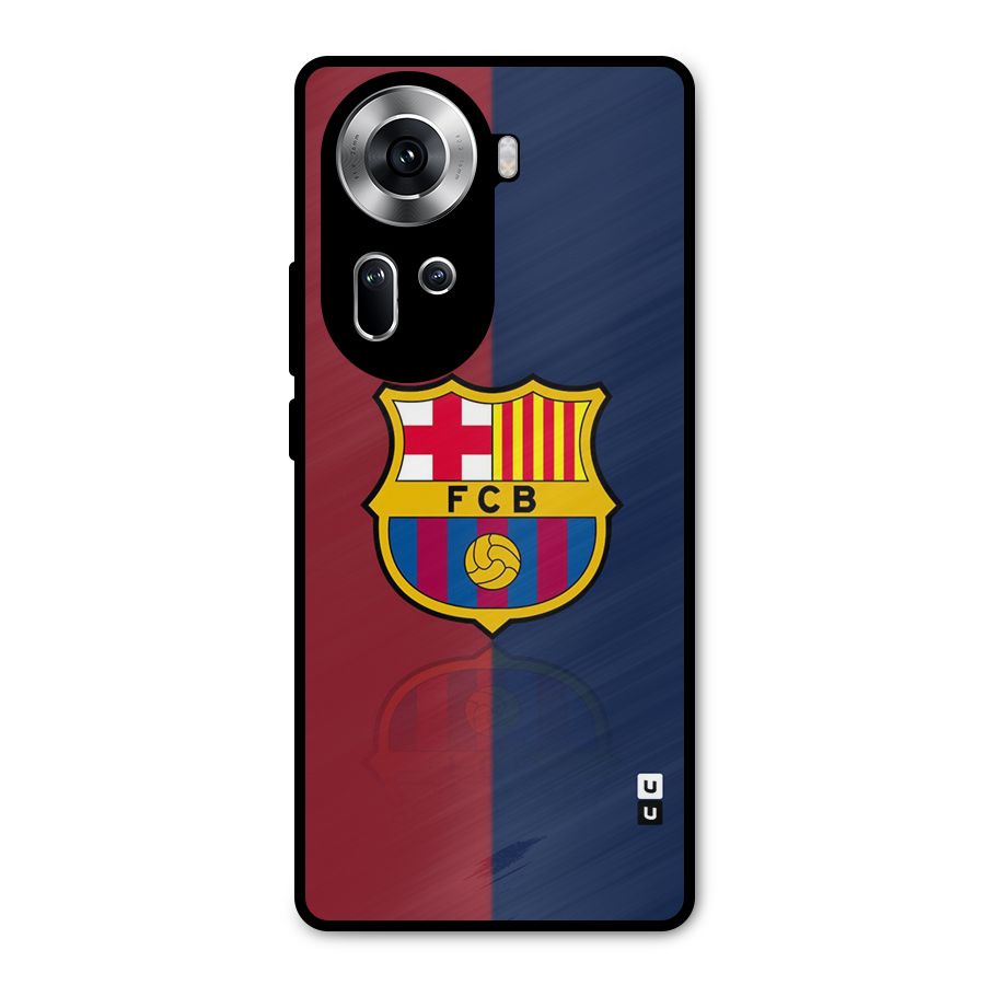 Cool Barcelona Metal Back Case for Oppo Reno11 5G
