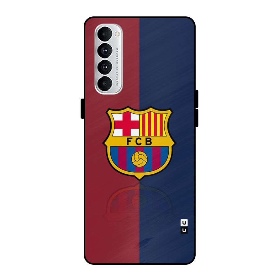Cool Barcelona Metal Back Case for Oppo Reno4 Pro