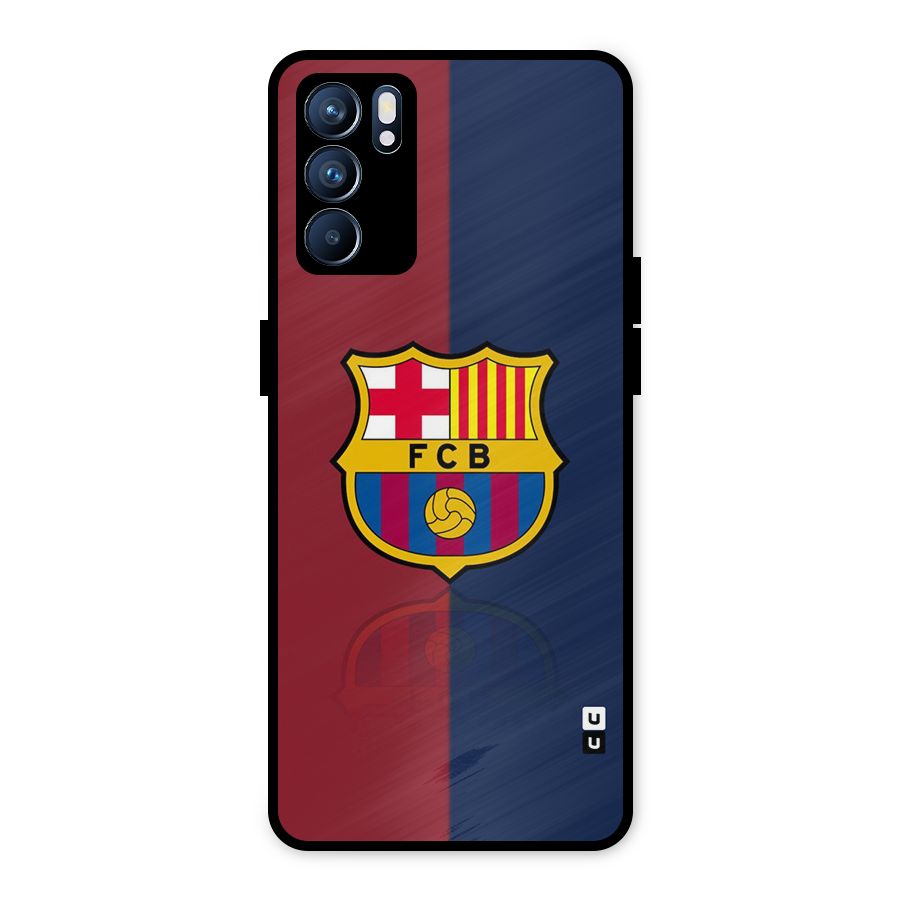 Cool Barcelona Metal Back Case for Oppo Reno6 5G
