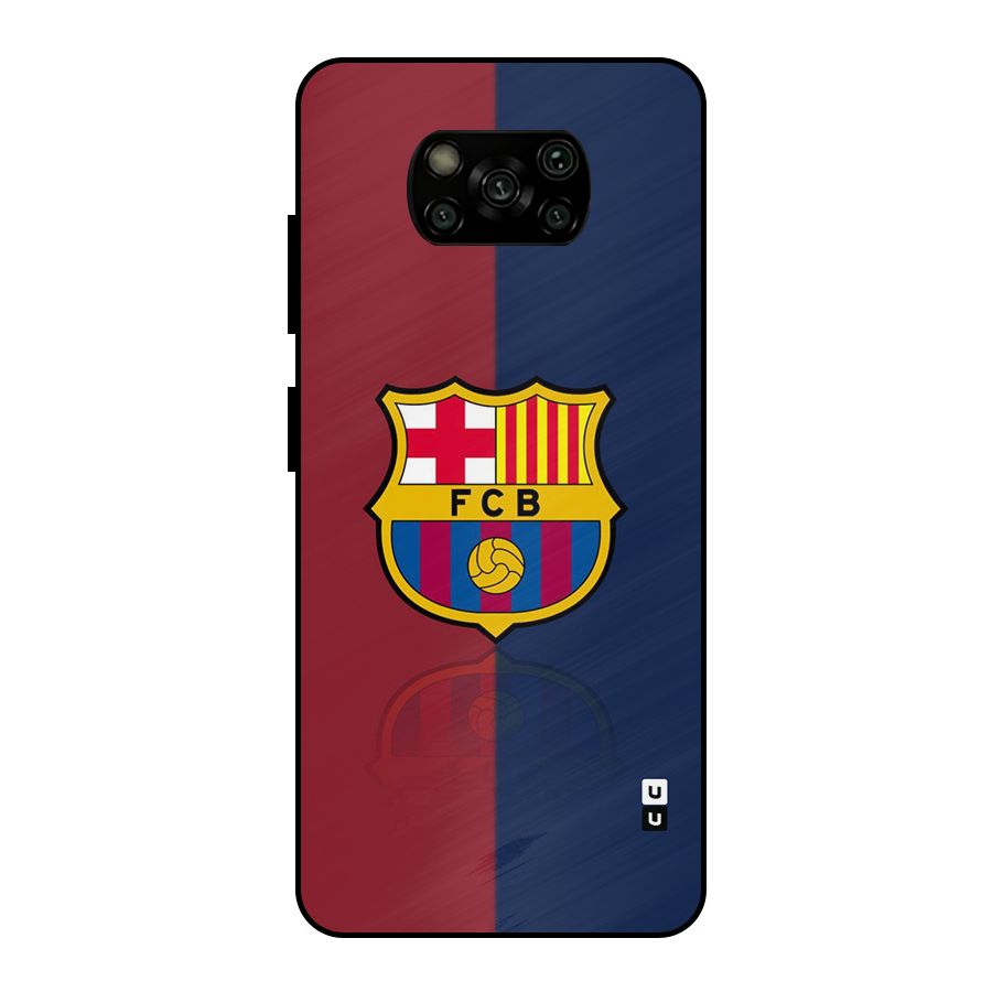 Cool Barcelona Metal Back Case for Poco X3