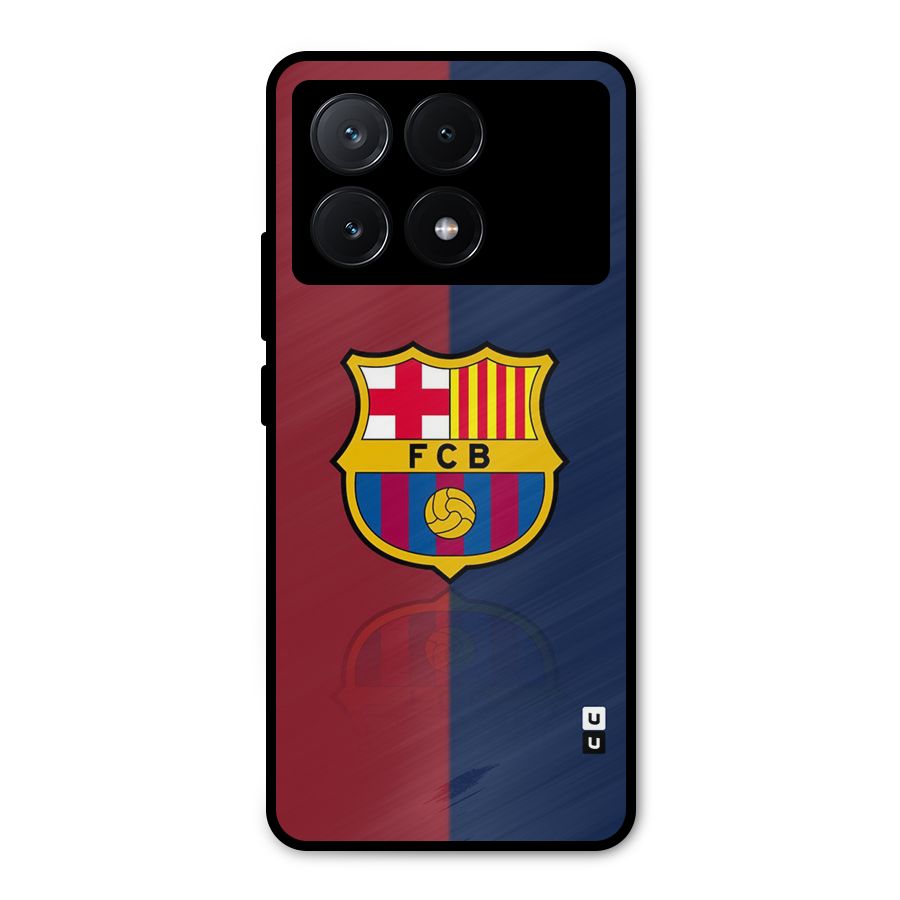 Cool Barcelona Metal Back Case for Poco X6 Pro