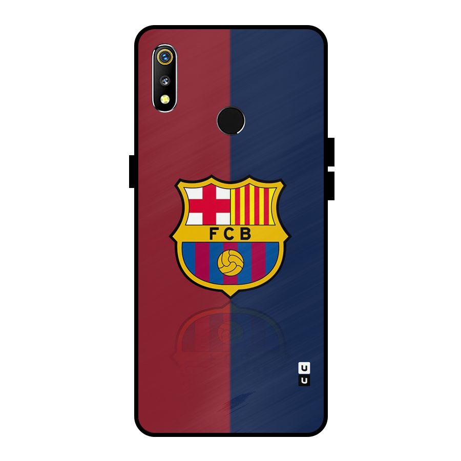 Cool Barcelona Metal Back Case for Realme 3i