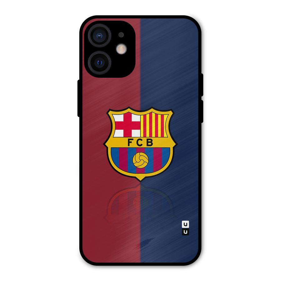 Cool Barcelona Metal Back Case for iPhone 12 Mini