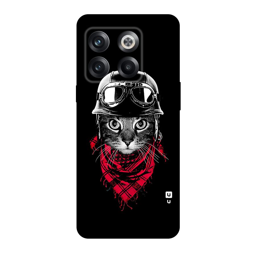 Cool Biker Cat Original Polycarbonate Back Case for OnePlus 10T