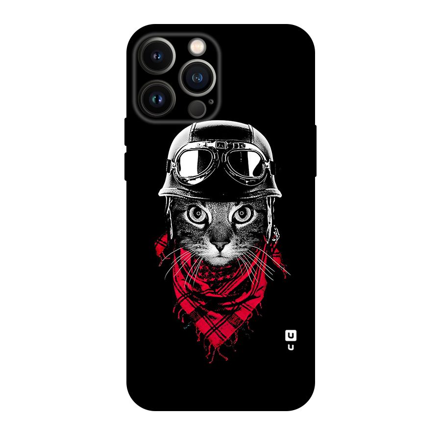 Cool Biker Cat Original Polycarbonate Back Case for iPhone 13 Pro Max