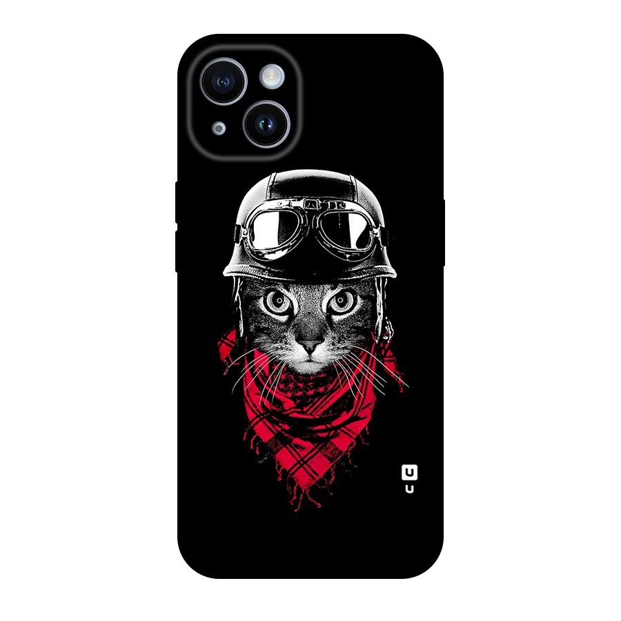 Cool Biker Cat Original Polycarbonate Back Case for iPhone 14