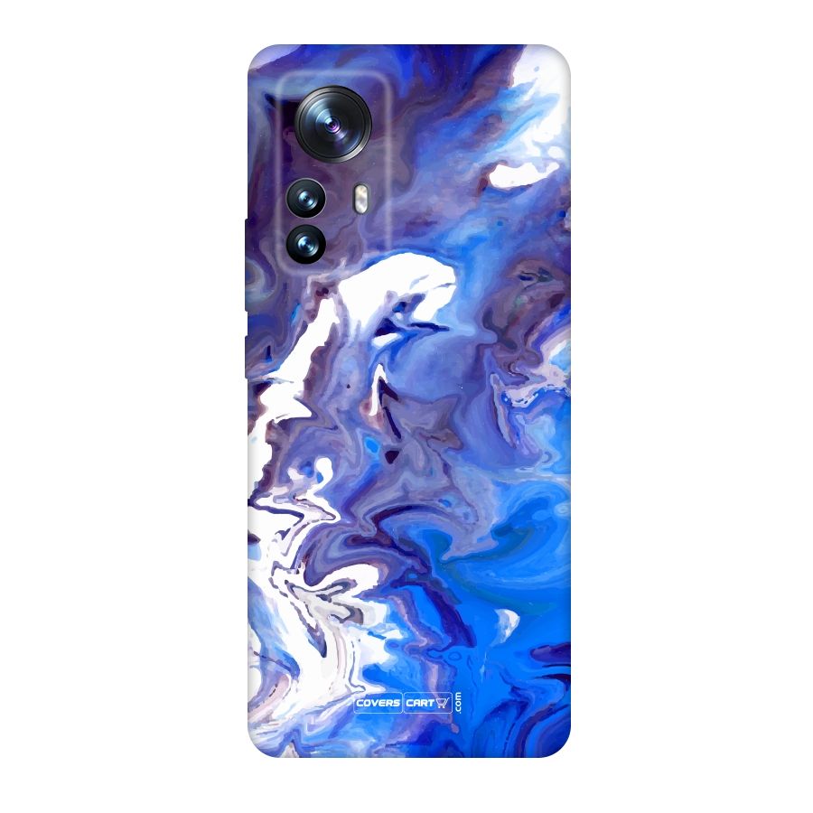 Cool Blue Marble Texture Original Polycarbonate Back Case for Xiaomi 12 Pro