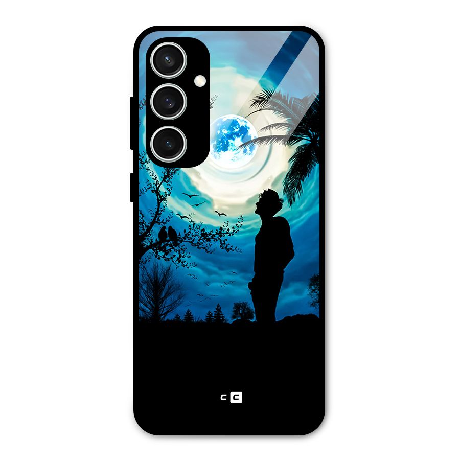 Cool Boy Under Sky Glass Back Case for Galaxy S23 FE