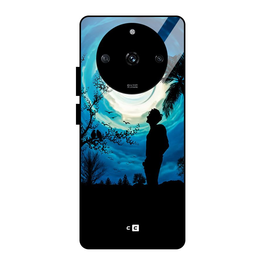 Cool Boy Under Sky Glass Back Case for Realme Narzo 60 5G