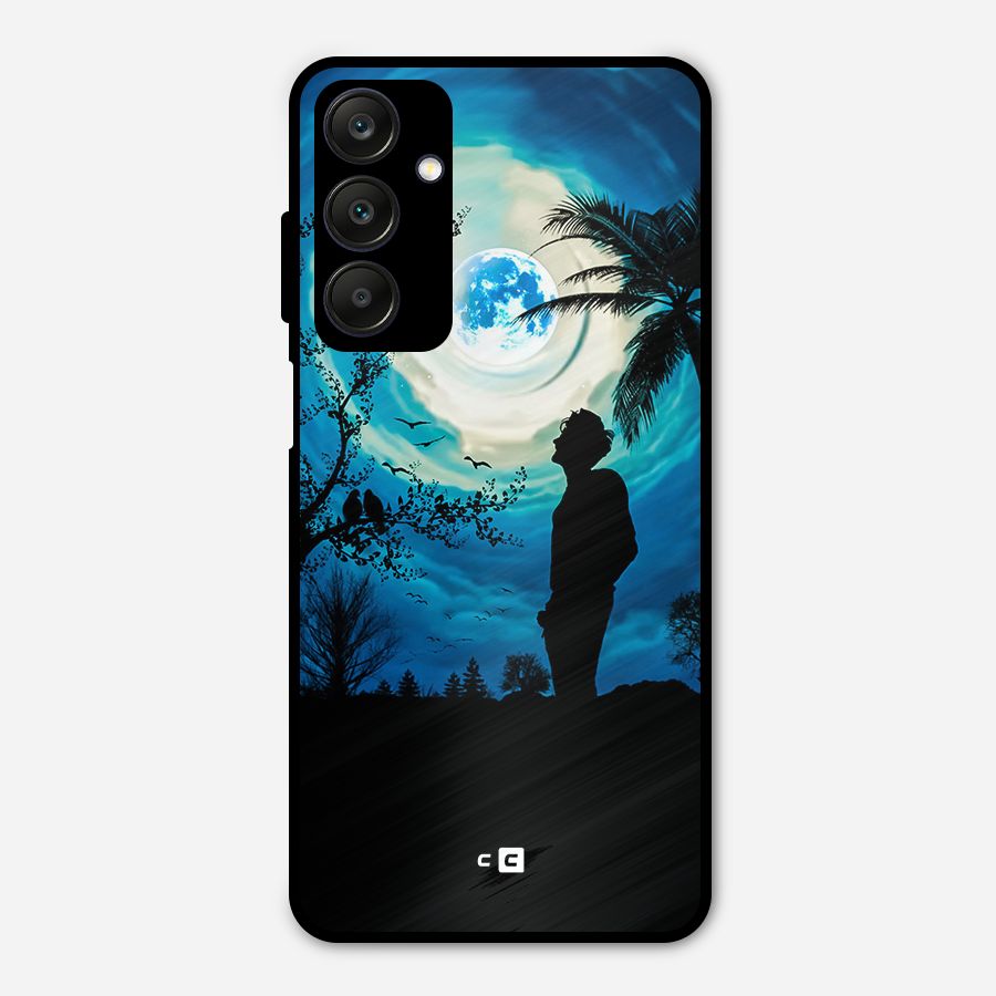 Cool Boy Under Sky Metal Back Case for Galaxy A25 5G
