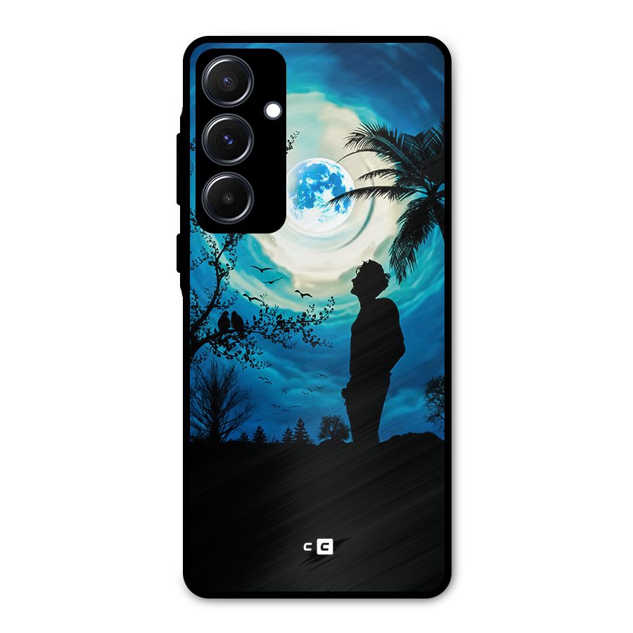 Cool Boy Under Sky Metal Back Case for Galaxy A55
