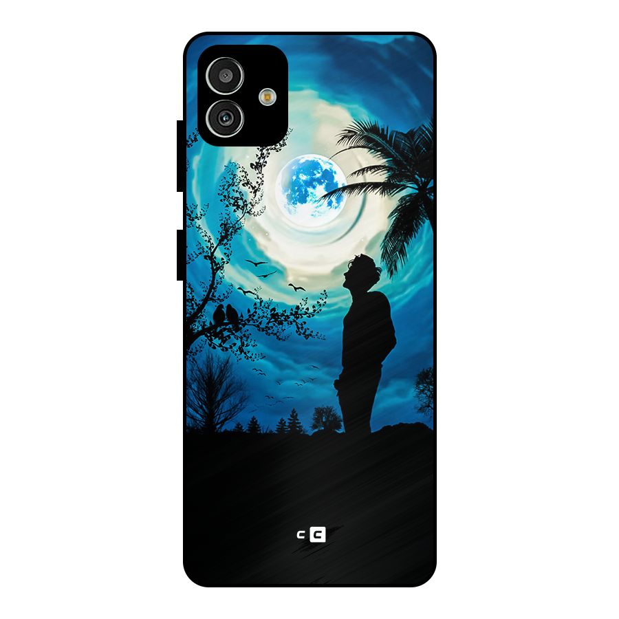 Cool Boy Under Sky Metal Back Case for Galaxy M13 5G