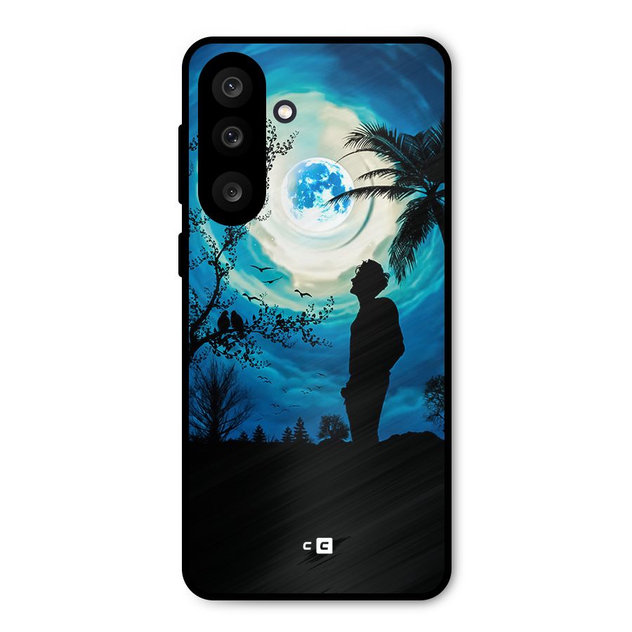 Cool Boy Under Sky Metal Back Case for Galaxy M56