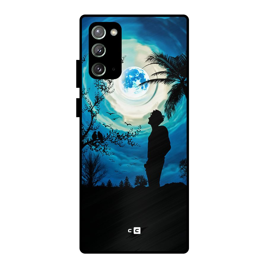 Cool Boy Under Sky Metal Back Case for Galaxy Note 20