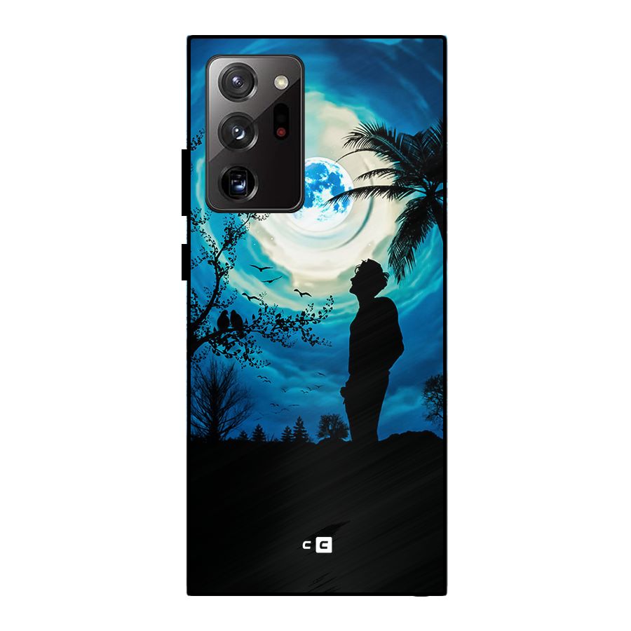 Cool Boy Under Sky Metal Back Case for Galaxy Note 20 Ultra
