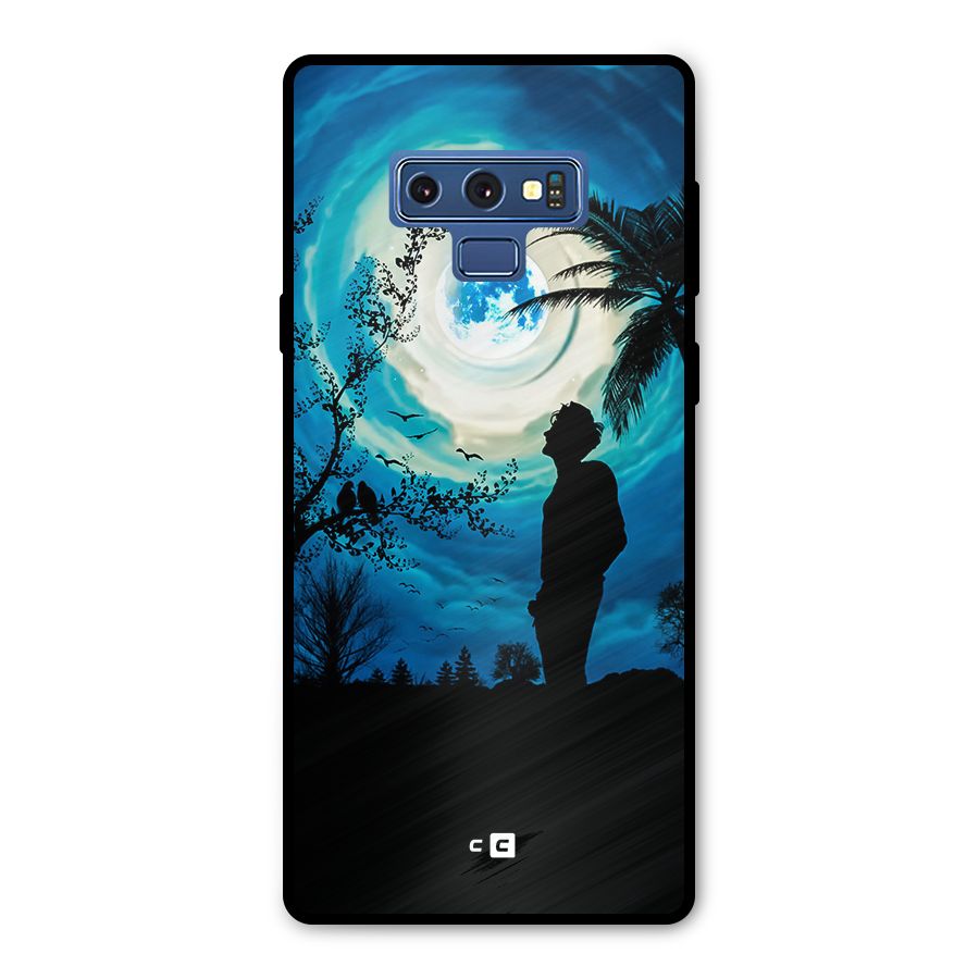 Cool Boy Under Sky Metal Back Case for Galaxy Note 9