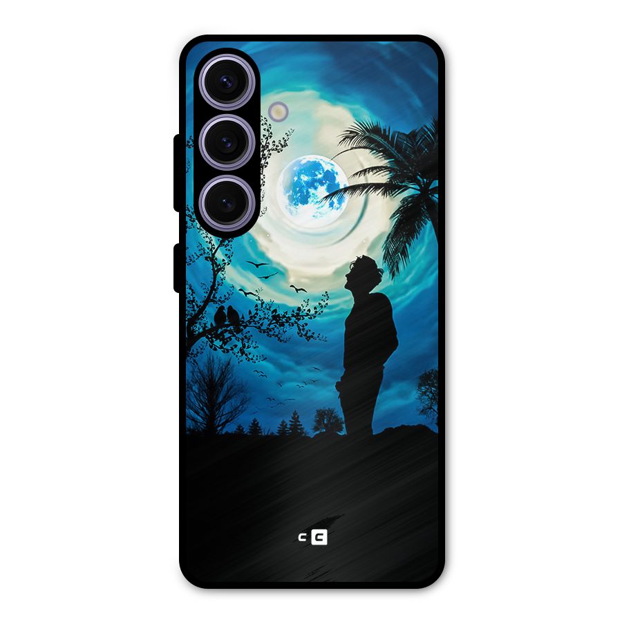 Cool Boy Under Sky Metal Back Case for Galaxy S24