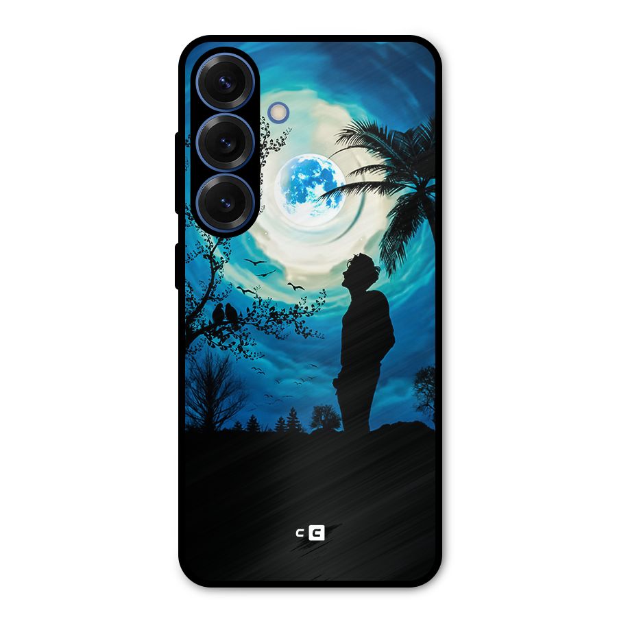 Cool Boy Under Sky Metal Back Case for Galaxy S25