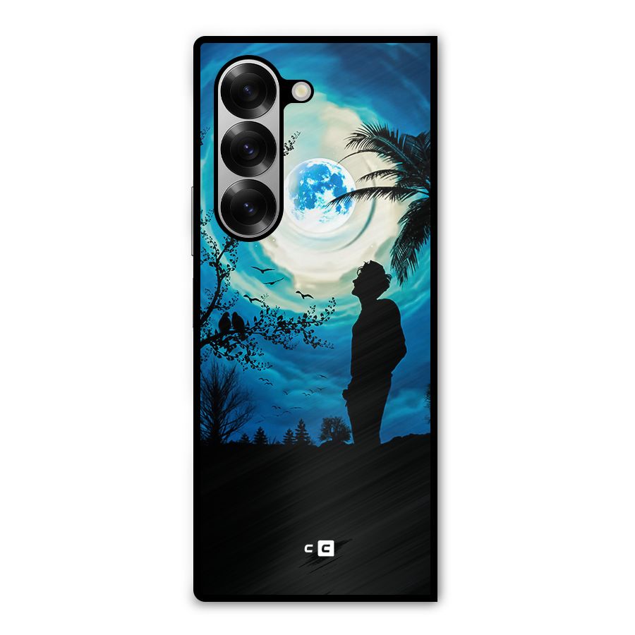 Cool Boy Under Sky Metal Back Case for Galaxy Z Fold6