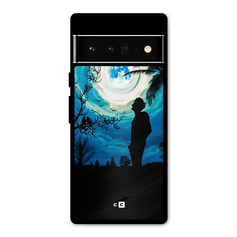 Cool Boy Under Sky Metal Back Case for Google Pixel 6 Pro