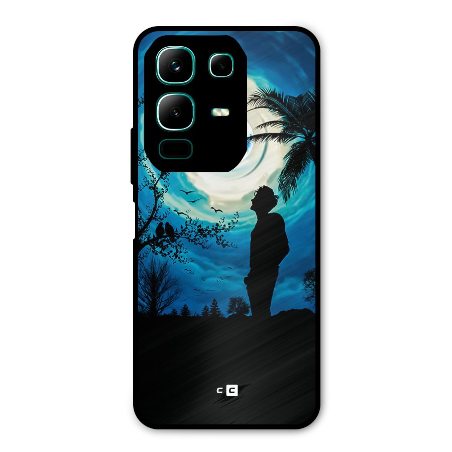 Cool Boy Under Sky Metal Back Case for Infinix Note 50x