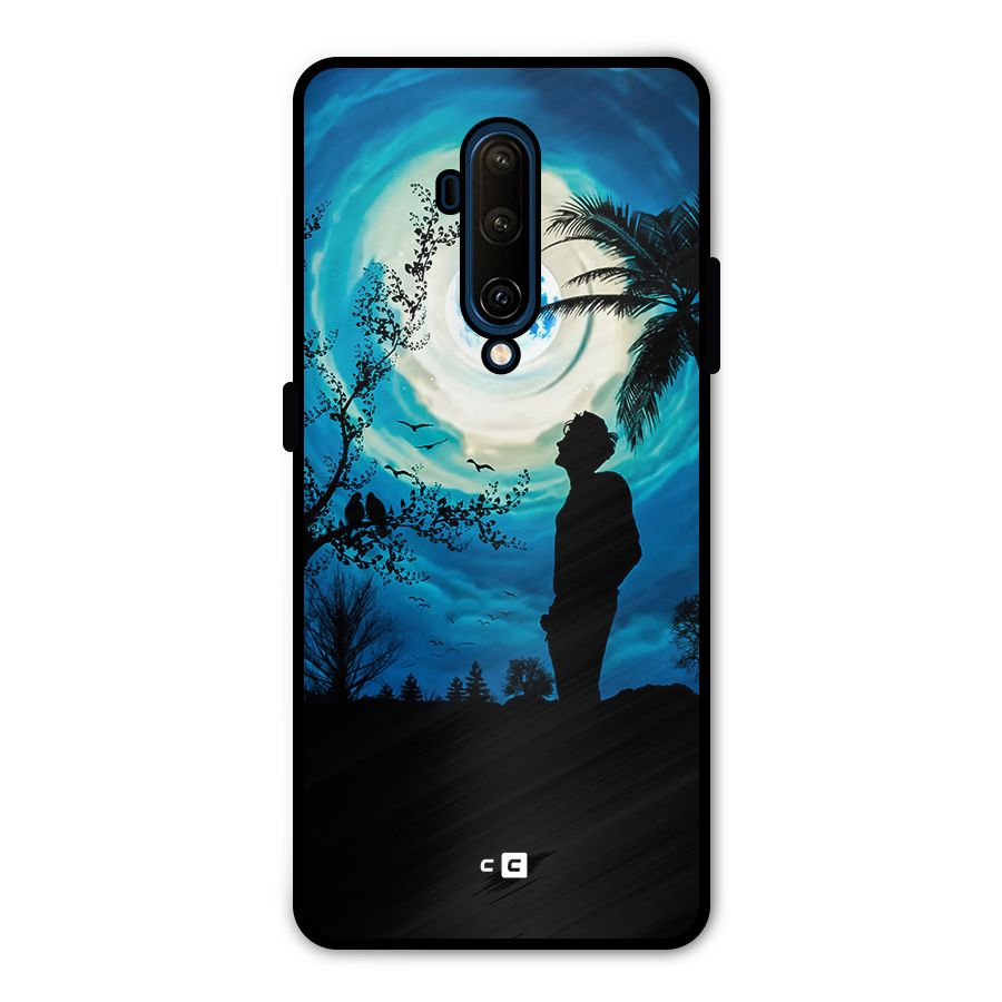 Cool Boy Under Sky Metal Back Case for OnePlus 7T Pro