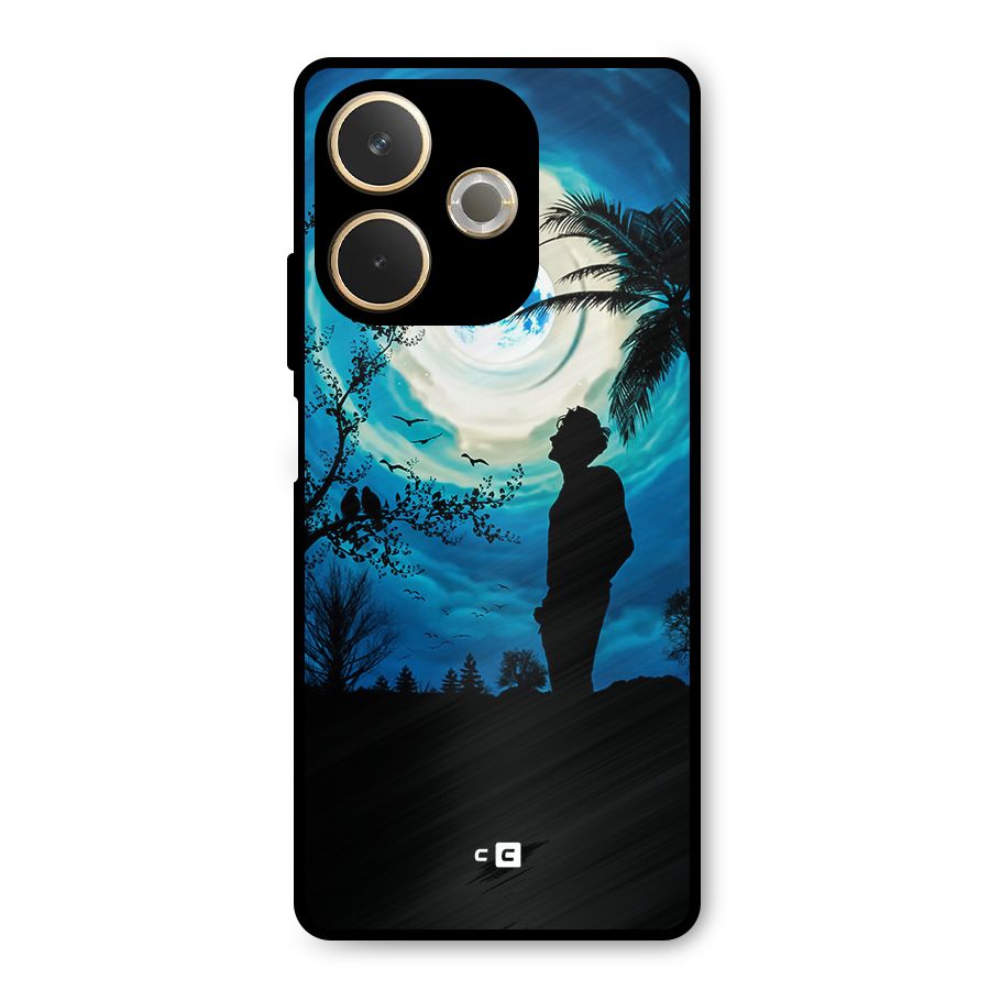 Cool Boy Under Sky Metal Back Case for Oppo A5 Pro
