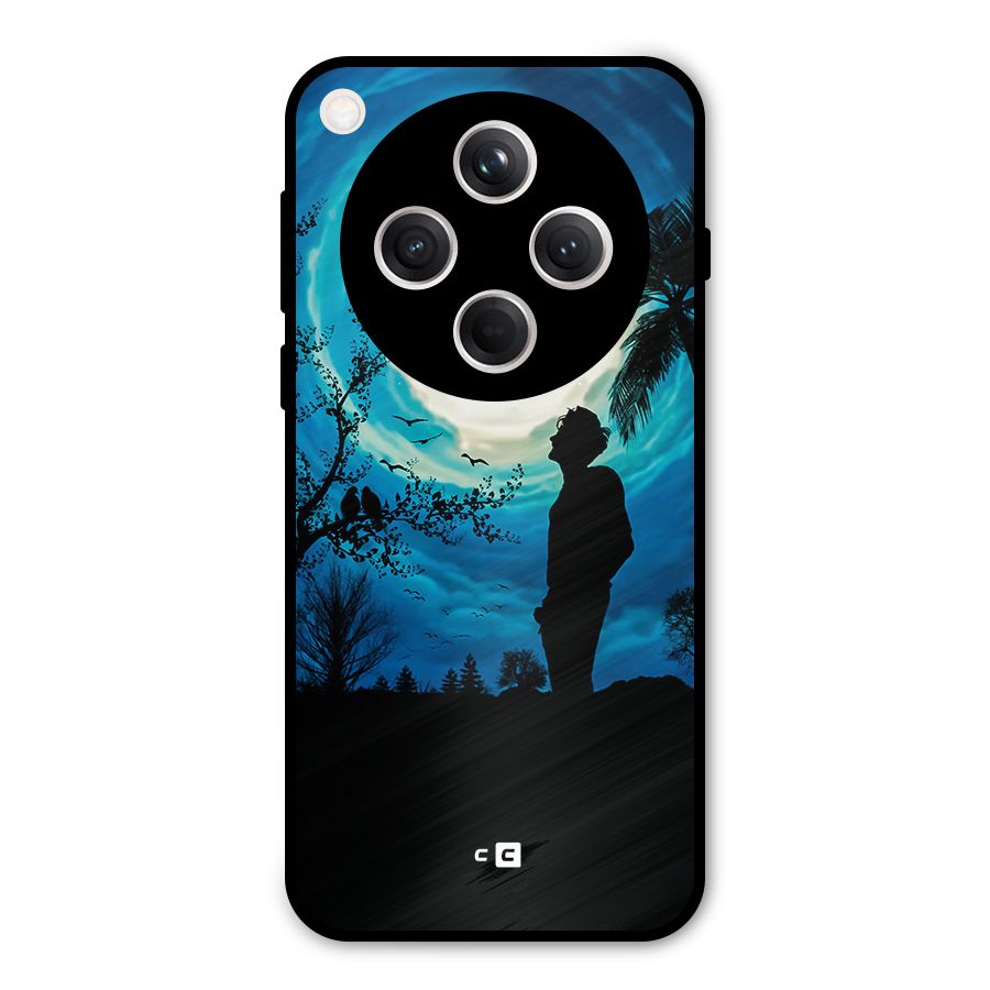 Cool Boy Under Sky Metal Back Case for Oppo Find X8
